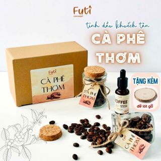 Lọ Cà Phê Thơm Khuếch Tán Tinh Dầu Coffee Oil Blend, Lọ Hạt Cà Phê Hương Coffee Siêu Thơm