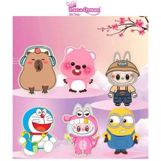 Bao Lì Xì ChiBi Labubu Capybara Kuromi Melody Tết ẤT TỴ Mẫu Mới Hottrend 2025 Giấy Bìa Cứng Bóng Phản Quang