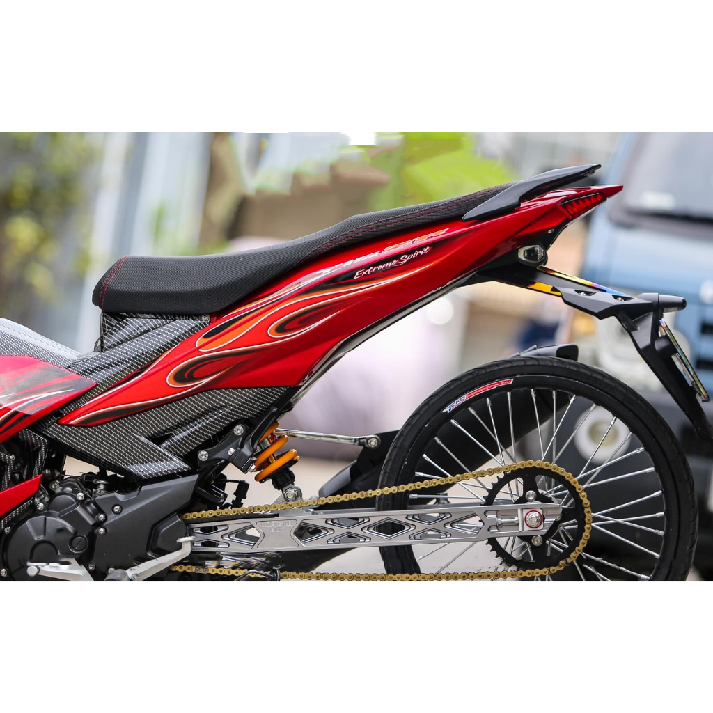 Tem rời Exciter 150 lửa đỏ đen , tem 3 lớp không phai màu
