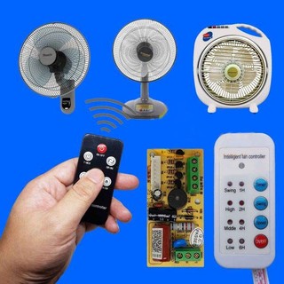 Mạch ĐK quạt TOMAX V2, phiên bản nâng cấp 2025, điều khiển đèn + túp năng, mắt hồng ngoại xa hơn