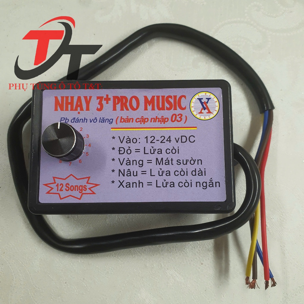  Nhại còi 3+ Pro CHUẨN 12 bài điện autovol 12v 24v. Độ còi hơi còi điện đèn led cho ô tô tải. 