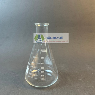 Bình tam giác Erlen kích thước 1 Lít, 2 Lít, 3 Lít- YTHN
