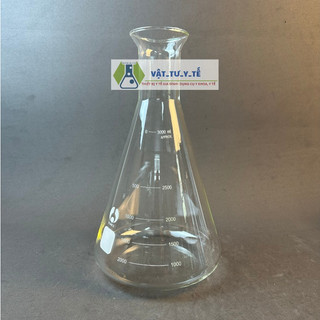 Bình tam giác Erlen kích thước 1 Lít, 2 Lít, 3 Lít- YTHN