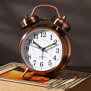 Đồng Hồ Báo Thức Để Bàn Cổ Điển 4INCH Có Chuông Reo Lớn Và Đèn LED