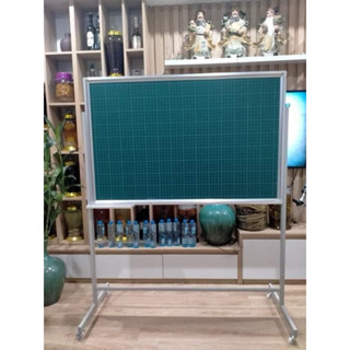 bảng từ xanh oly tiểu học (tặng phấn+bông lau+ nam châm)