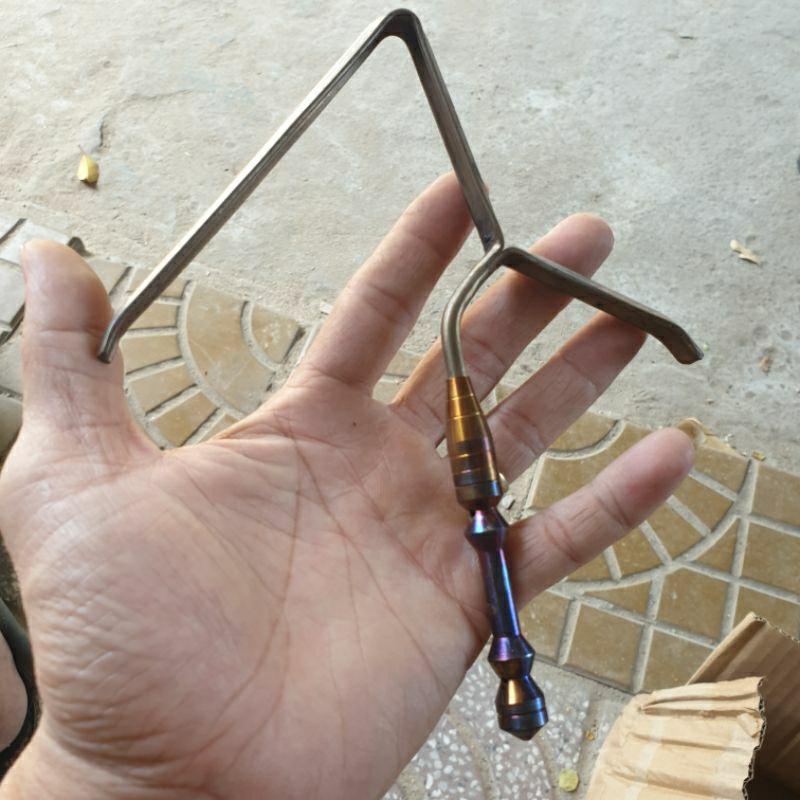 MÓC LỒNG CHIM CU GÁY . INOX LÊN MÀU . MÀU SẮC NGẨU NHIÊN