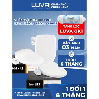 Nắp Bồn Cầu Thông Minh LUVA Bidet Nóng Lạnh, Bảo Hành 3 Năm Đổi Lỗi 6 tháng, Tặng Lọc LUVA 200K