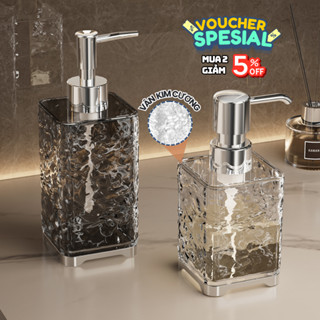 Chai Chiết Dầu Gội Sữa Tắm Nhỏ Gọn Vân Kim Cương, Chai Chiết Đa Năng Có Thể Mang Đi Du Lịch Tiện Lợi