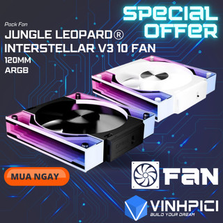 Fan Jungle Leopard Interstellar V3 - Switch Đổi Hướng Gió - Bộ 10 Fan [NEW]