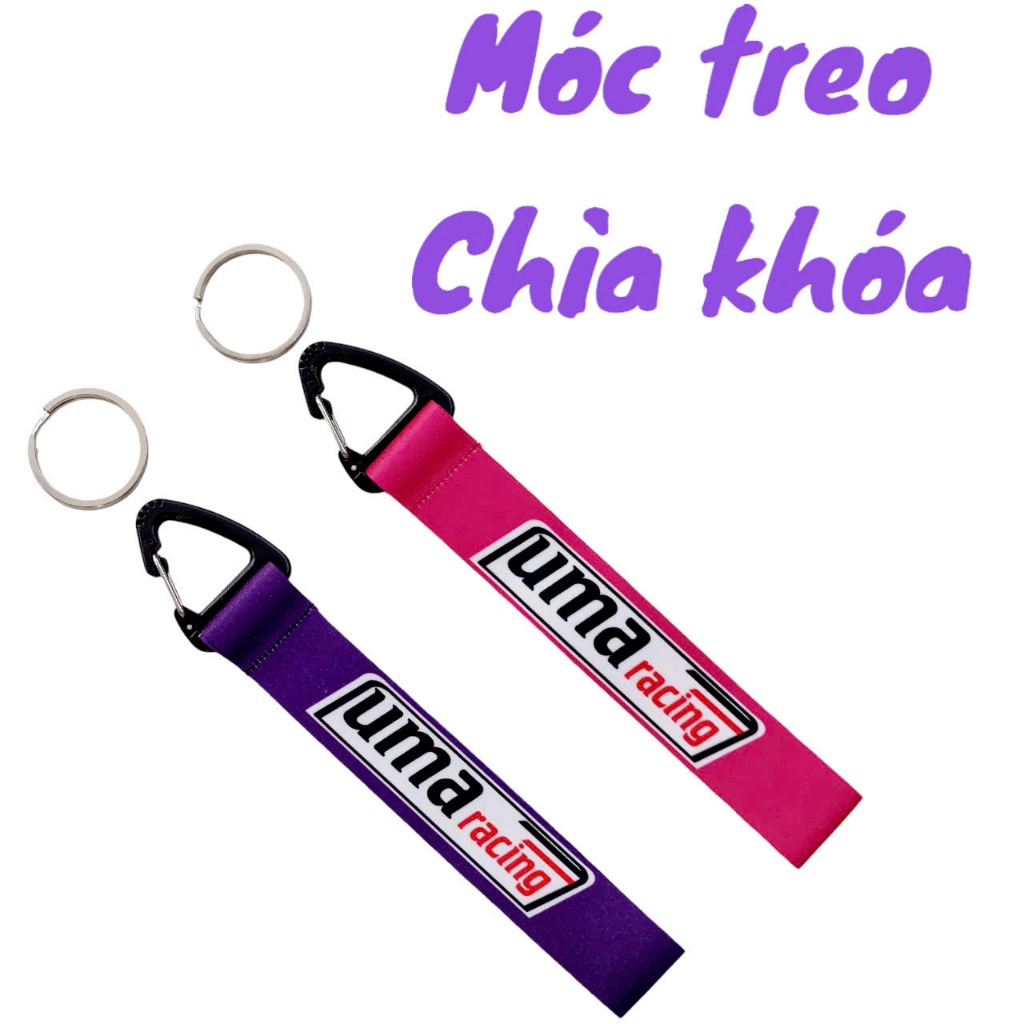 Móc khóa UMA RACING 2 màu TÍM, HỒNG