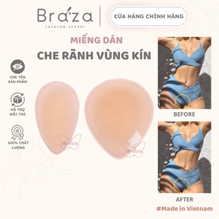 Đệm Silicone Vùng Bikini Che Rãnh Vùng Kín Chống Lộ Sử Dụng Được Nhiều Lần Cao Cấp BRAZA - 111