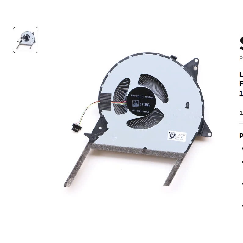 Quạt Fan tản nhiệt cpu Laptop Asus X570 FX570 X570DD X570UD X570ZD FX570UD X570Z X570L K570U YX570 Y