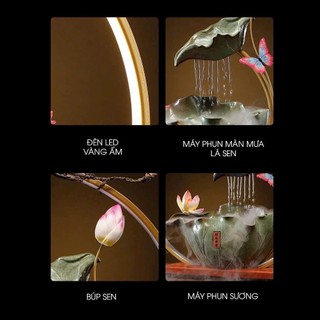 Thác Nước Đèn Led Decor Cao Cấp