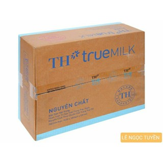  Sữa tươi tiệt trùng TH True Milk nguyên chất không đường thùng 48 bịch x 220ml 