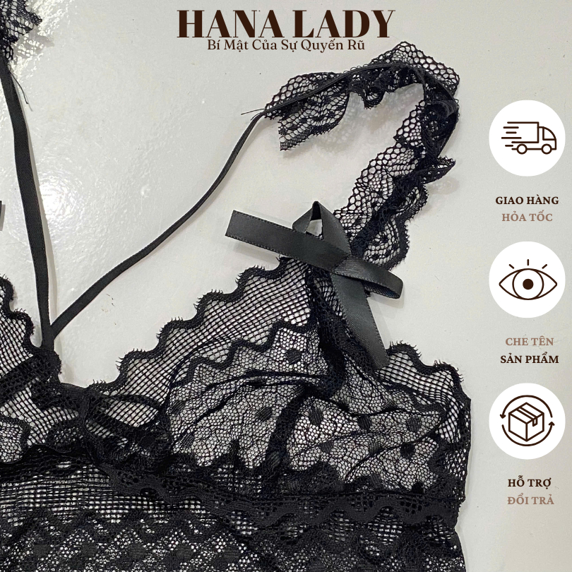 Đồ ngủ bodysuit ren bèo xuyên thấu hở đáy khiêu gợi sexy VN548 | BigBuy360 - bigbuy360.vn