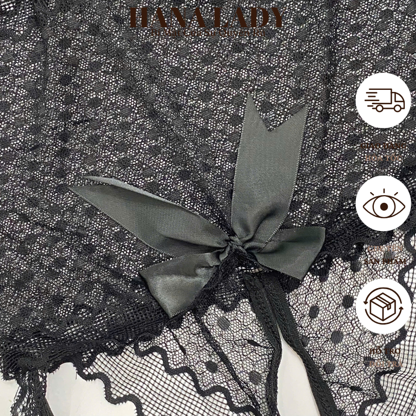 Đồ ngủ bodysuit ren bèo xuyên thấu hở đáy khiêu gợi sexy VN548 | BigBuy360 - bigbuy360.vn