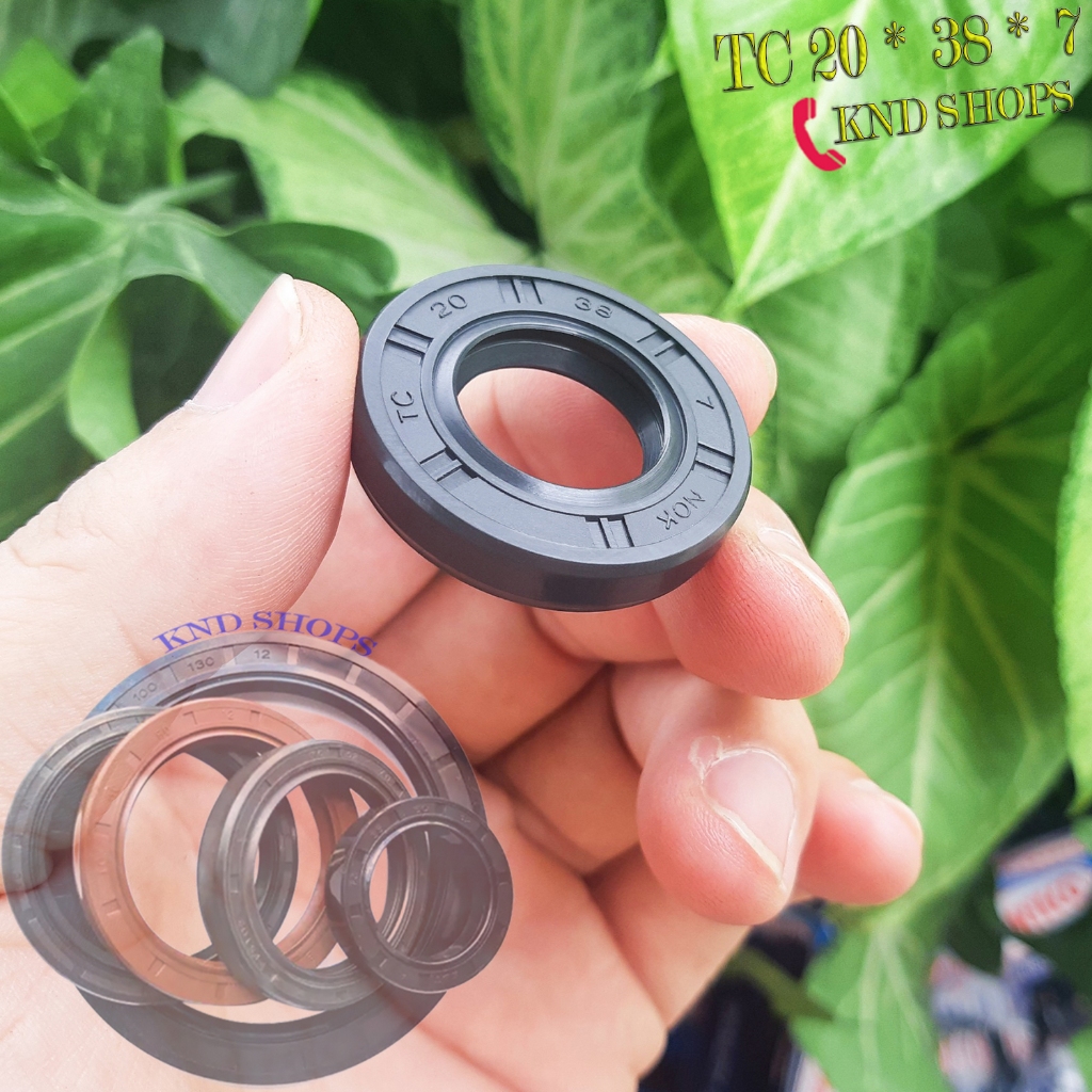 Phớt dầu TC 20*38*7, Phốt chặn nhớt trục chuyên cho phụ tùng xe máy, máy sản xuất công nghệ | KND Sh