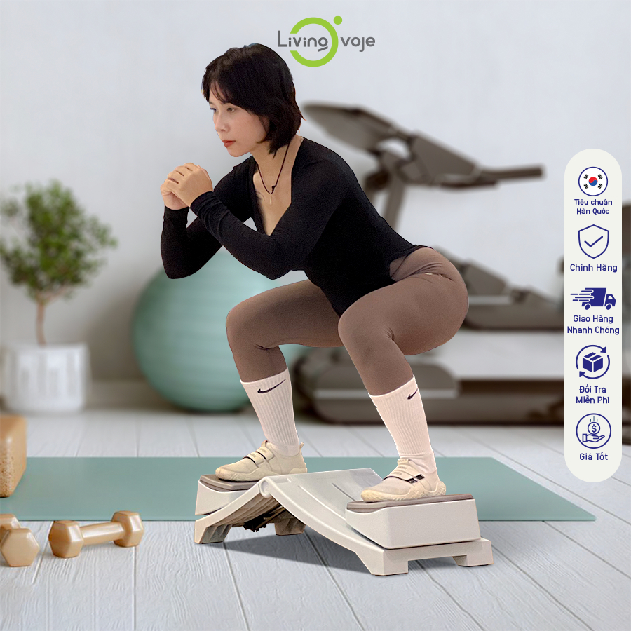 Máy tập thể dục Slahip Living On, tập phần xương chậu và thân dưới