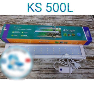 Đèn led máng vipsun ks 500l ánh sáng trắng xanh cho hồ cá, hồ thủy sinh | size 50-60cm
