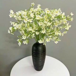 Hoa giả cành hoa nhất chi mai lụa trang trí decor xinh