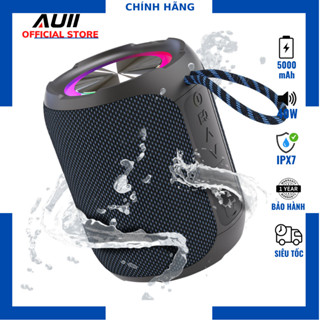 Loa Auii X5 Pro Bluetooth 5.3 Mini Công suất 40W, Loa Bass Căng, Pin 5000mAh, Kháng nước IPX7 - Chính hãng, BH 12th