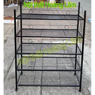 (Ship hoả tốc ) Kệ giầy dép 5 tầng sắt mỹ nghệ