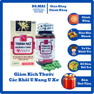 Lọ 30v Trinh Nữ Hoàng Cung Hỗ Trợ Giảm Các Triệu Chứng Của U Xơ U Nang Cổ Tử Cung Tuyến Tiền Liệt Lành Tính