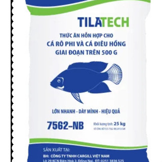  2kg Cám cá Cargill 7562NB túi 2kg cho các size lớn loại 6 ly 28% đạm 