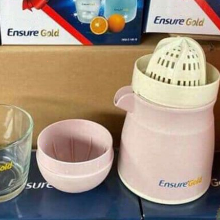 Combo bình ly cốc vắt ép cam Chất liệu lúa mạch cao cấp Ensure Gold