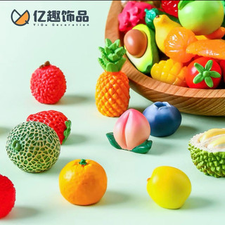 Charm trái cây mini trang trí mô hình đồ ăn