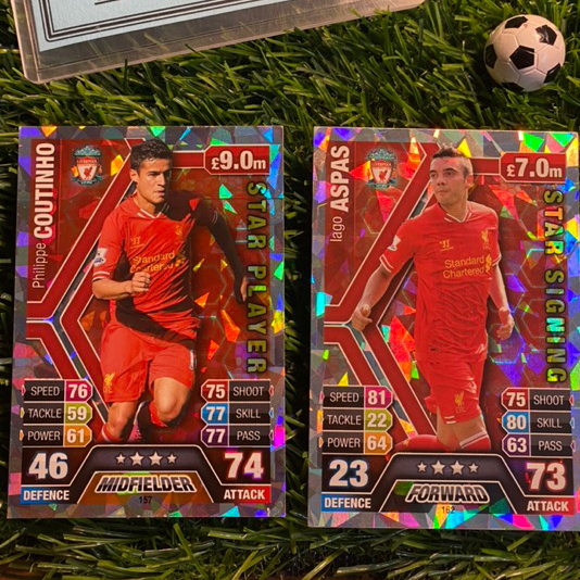 [ CHÍNH HÃNG ] - TOPPS MA 2013/2014 - STAR PLAYER & STAR SIGNING - LIVERPOOL