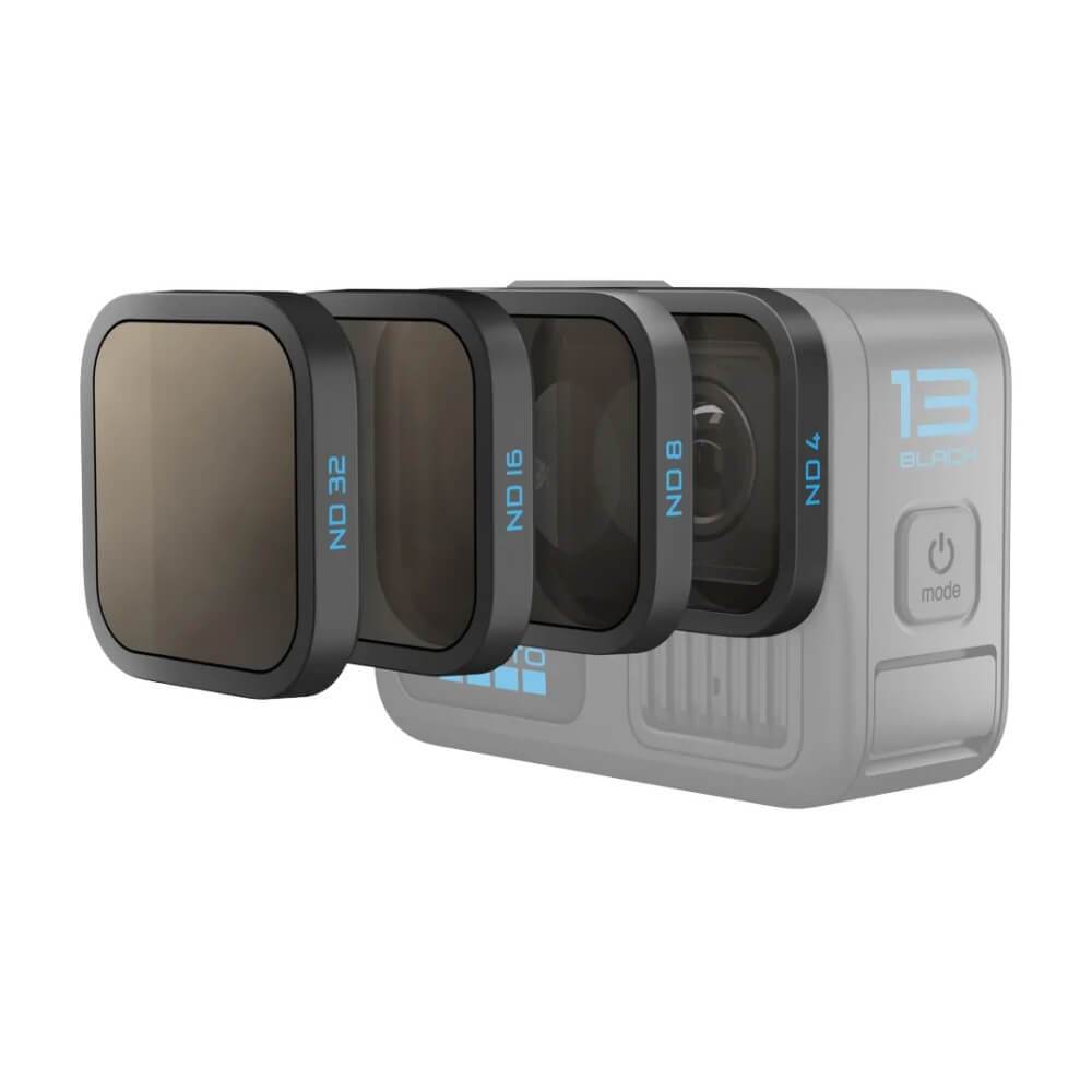 PHỤ KIỆN KÍNH LỌC ND4 / ND8 / ND16 / ND32 FILTER GOPRO 13 CHÍNH HÃNG