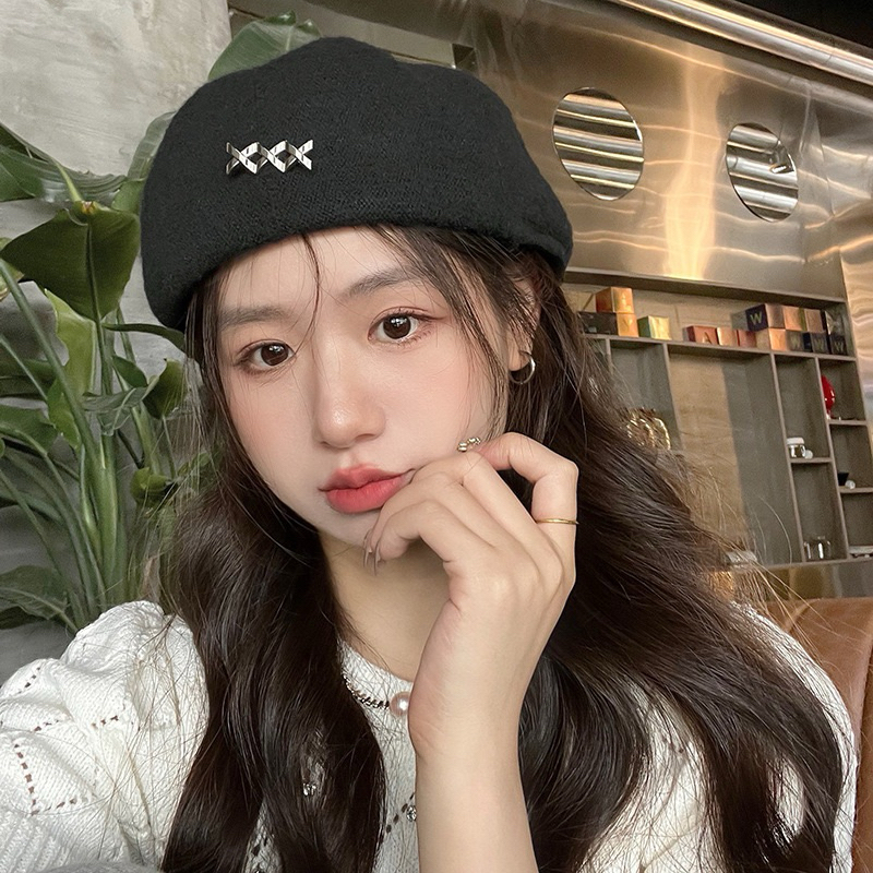 MŨ HOẠ SĨ ĐỘI 2 ĐẦU TAG KIM LOẠI
