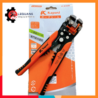 Kìm tuốt dây điện KAPUSI-K0339, dây cáp, bấm cos đa năng 0.2 - 6mm Kapusi cao cấp