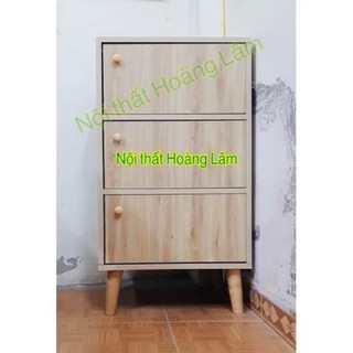 Tủ nhỏ 3 cánh chân gỗ mẫu mới