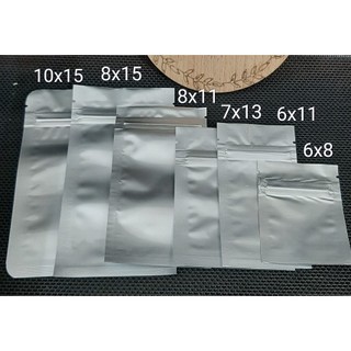 50 chiếc Túi zip mini 2 mặt bạc đáy liền winmart