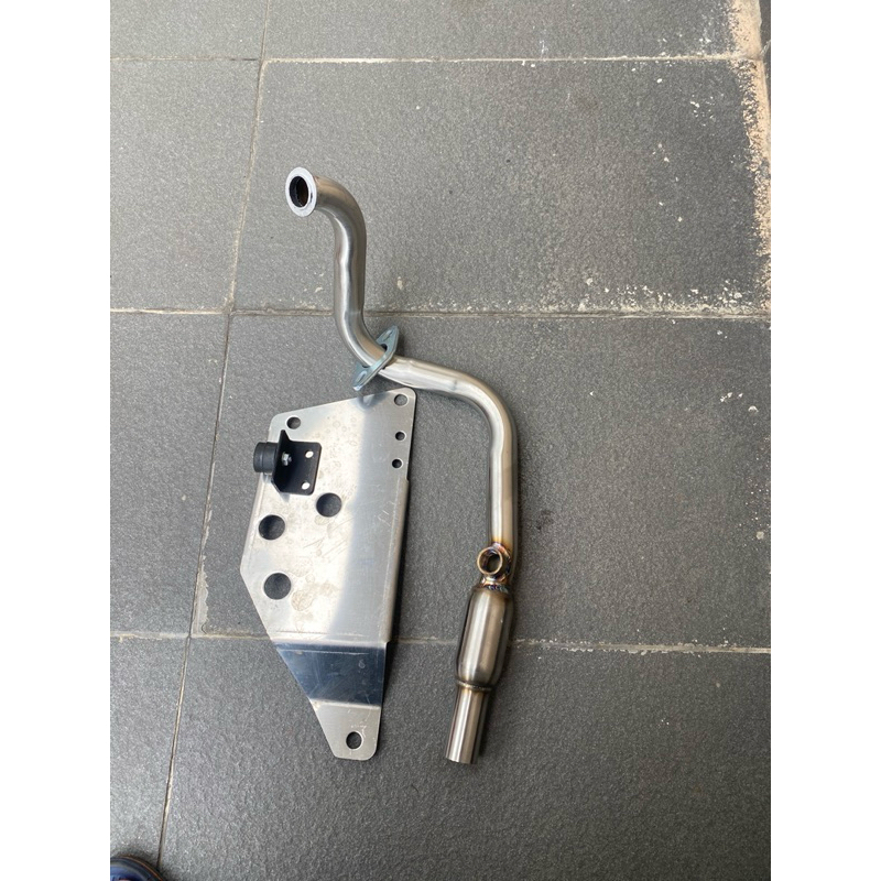 Cổ Pát SH Ý (125-150) Gắn Pô 4Road ( kèm cao su đỡ chống)