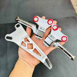 Gác chân Malay cho Raider - Satria trọn bộ kèm ốc salaya lông đền đỏ