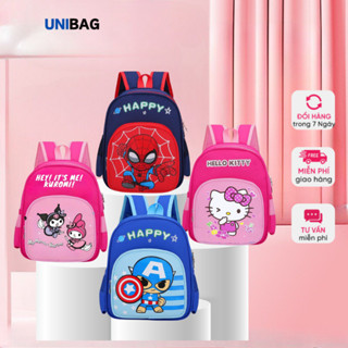 Balo cho bé trai bé gái mầm non đi học mẫu giáo in hình đáng yêu đựng quần áo sách vở cho bé, cặp đi mẫu giáo cho bé