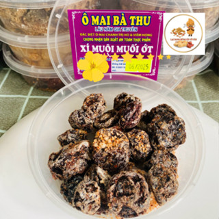 Ô mai XÍ MUỘI MUỐI ỚT, 100% chính hiệu Bà Thu, hộp 190 gam, đặc sản gia truyền Hà Nội, ăn vặt, làm bánh...