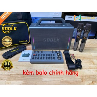 ( Tặng túi) Loa Sodlk S1116 karaoke cực hay, echo reverb rất mượt, bluetooth 5.3, 200w siêu trầm