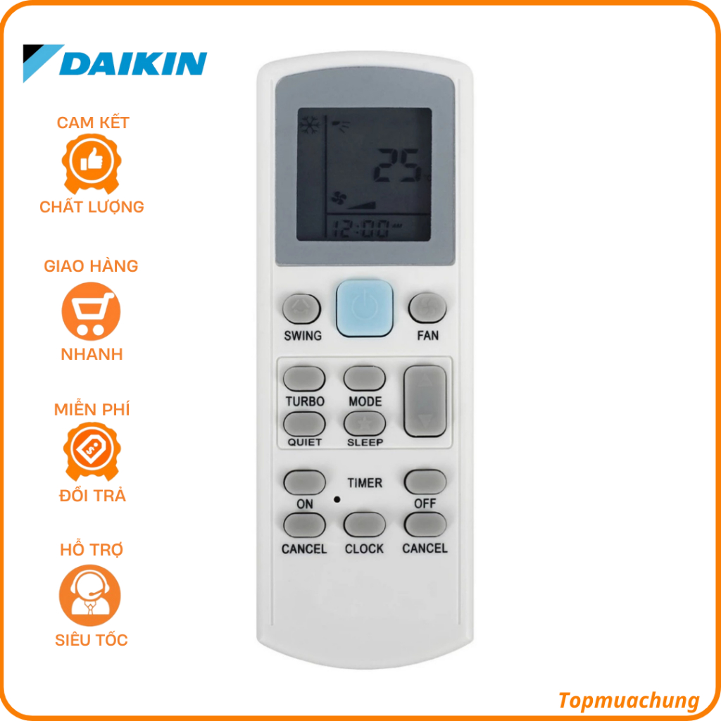 Điều khiển - Remote máy lạnh Daikin (FTV Series)