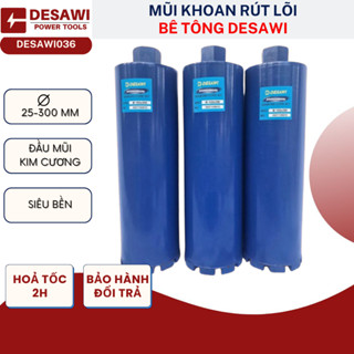 Mũi Khoan Rút Lõi Bê Tông  DESAWI DCA Mũi Khoét Lỗ Sàn Tường FUJACO Rút Lõi Điều Hòa Điện Nước Thí Nghiệm DESAWI036