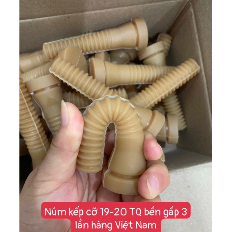 Núm cao su cỡ 19 Kếp Trung Quốc bền gấp 3 lần cao su non VN.  Hàng kếp Trung cỡ 19 vừa lỗ lồng máy q