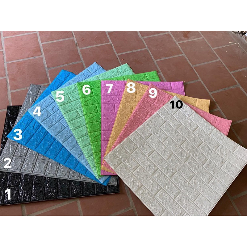 Xốp Dán Tường 3D khổ lớn 70x77cm