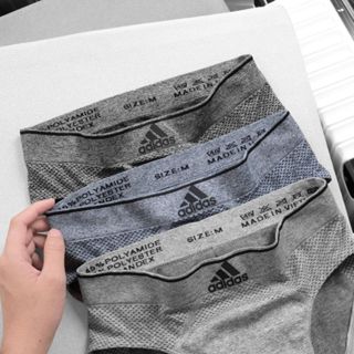 Quần Sịp Nam [ COMBO 3 ] MsAD Quần Lót Nam Tam Giác Dệt Kim Liền Mảnh Không Viền Không Gây Hằn Da