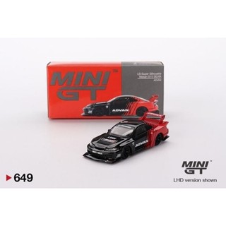 Xe Mô Hình Nissan LB-Super Silhouette S15 SILVIA ADVAN RHD 1:64 MINIGT