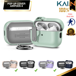 Ốp Bảo Vệ Có Khoá Dành Cho Airpods 4/ Airpods Pro 2 Kai.N Pop Up Cover, Kèm Móc Treo