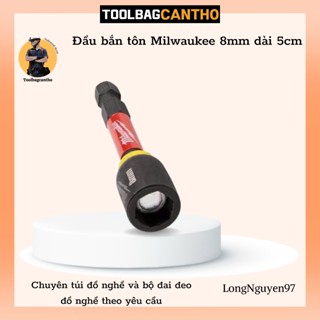 Đầu bắn tôn Milwaukee 8mm chân lục giác ( 1 mũi)