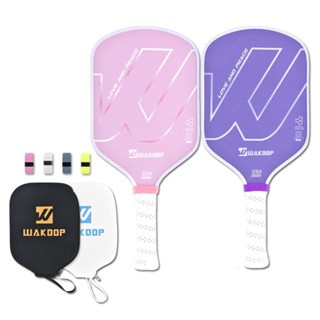 Vợt Pickleball , Pickleball T300 Sợi Carbon Siêu Nhẹ Cho Người Mới Chơi ( Full Box) ( Hồng , Tím )